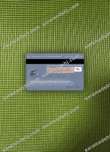 USA Ameriprise Bank mastercard photolook back